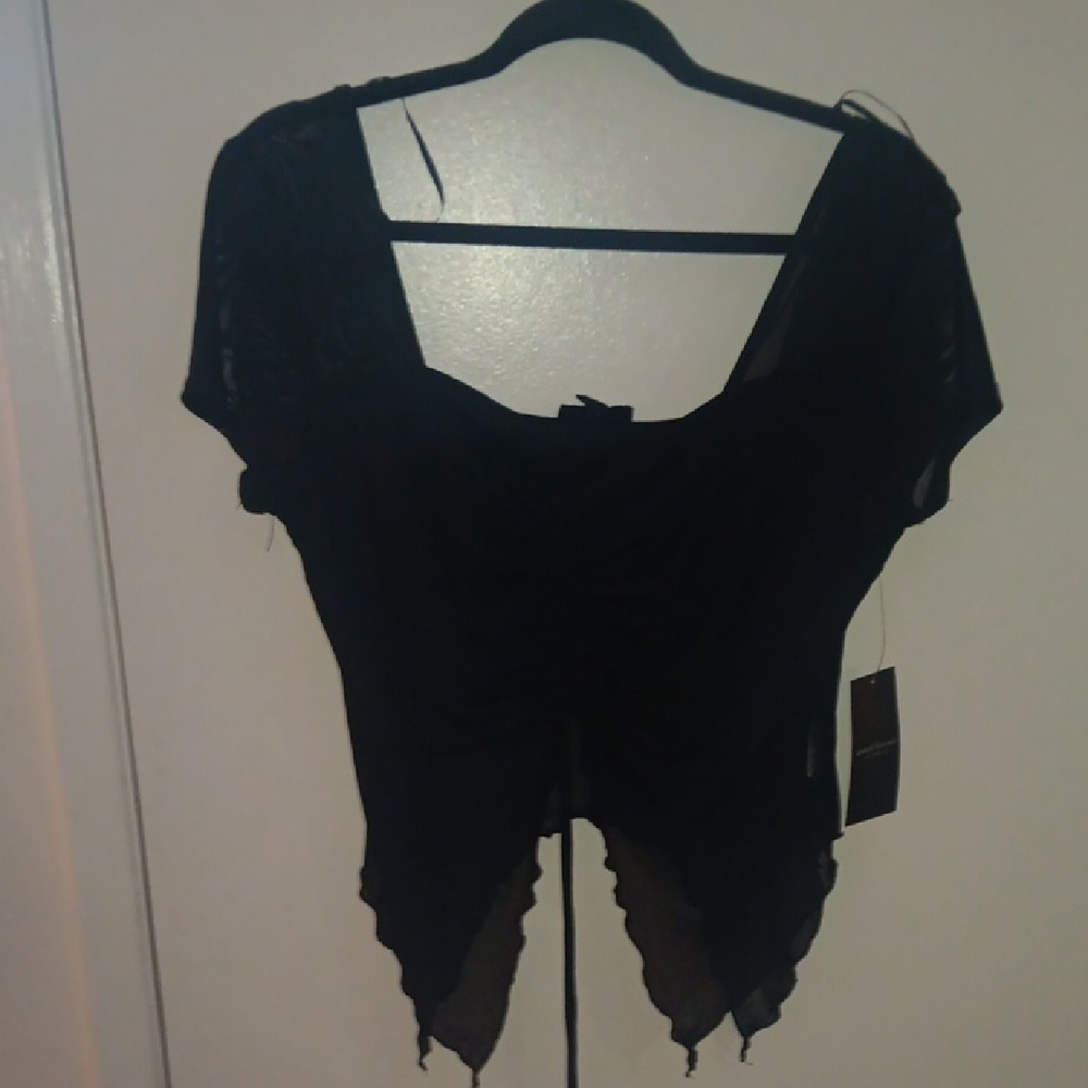 Chic Black Women's Blouse